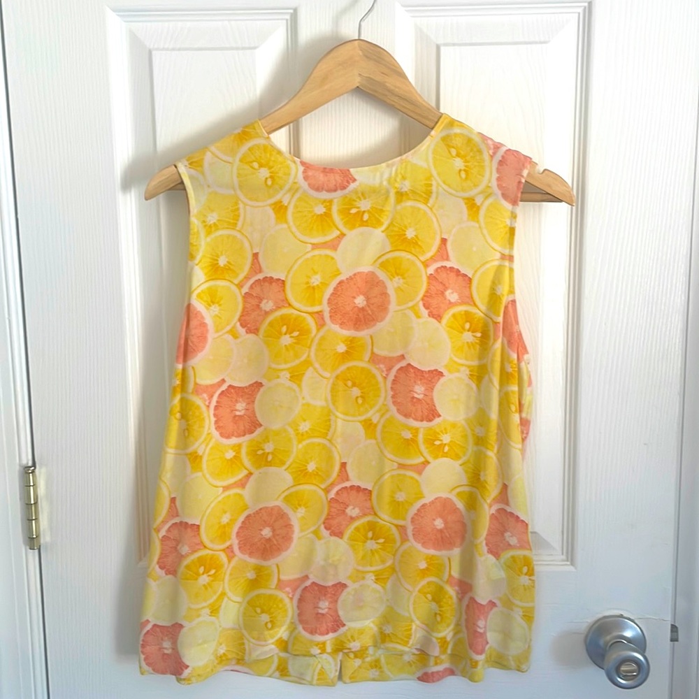 Equipment silk patterned blouse